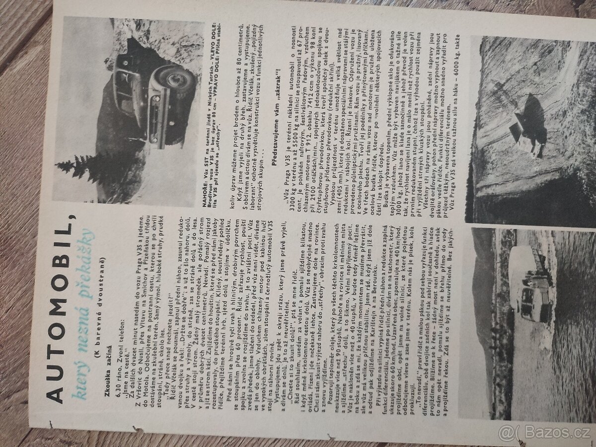 Praga V3S schéma - 2