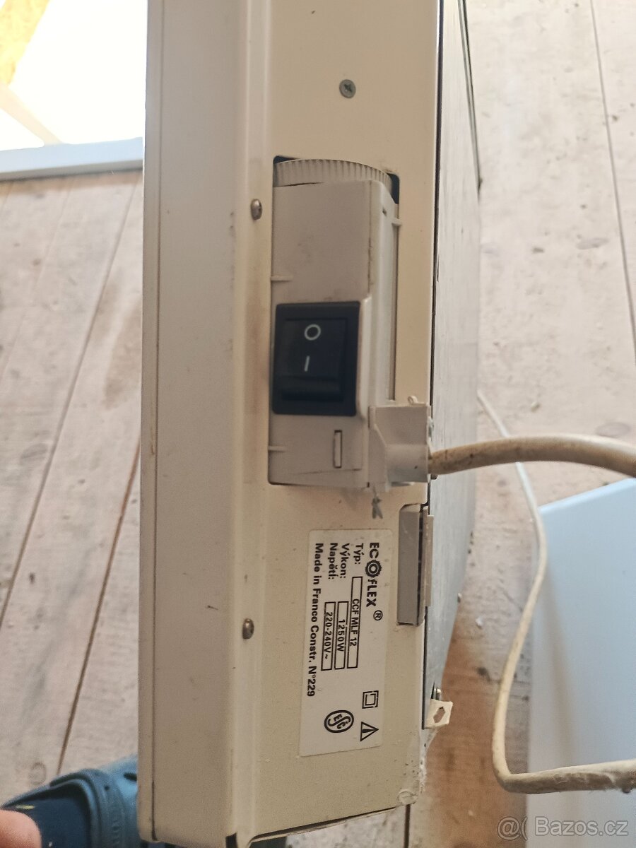 Elektrický přímotop 1250w 4kusy - 2
