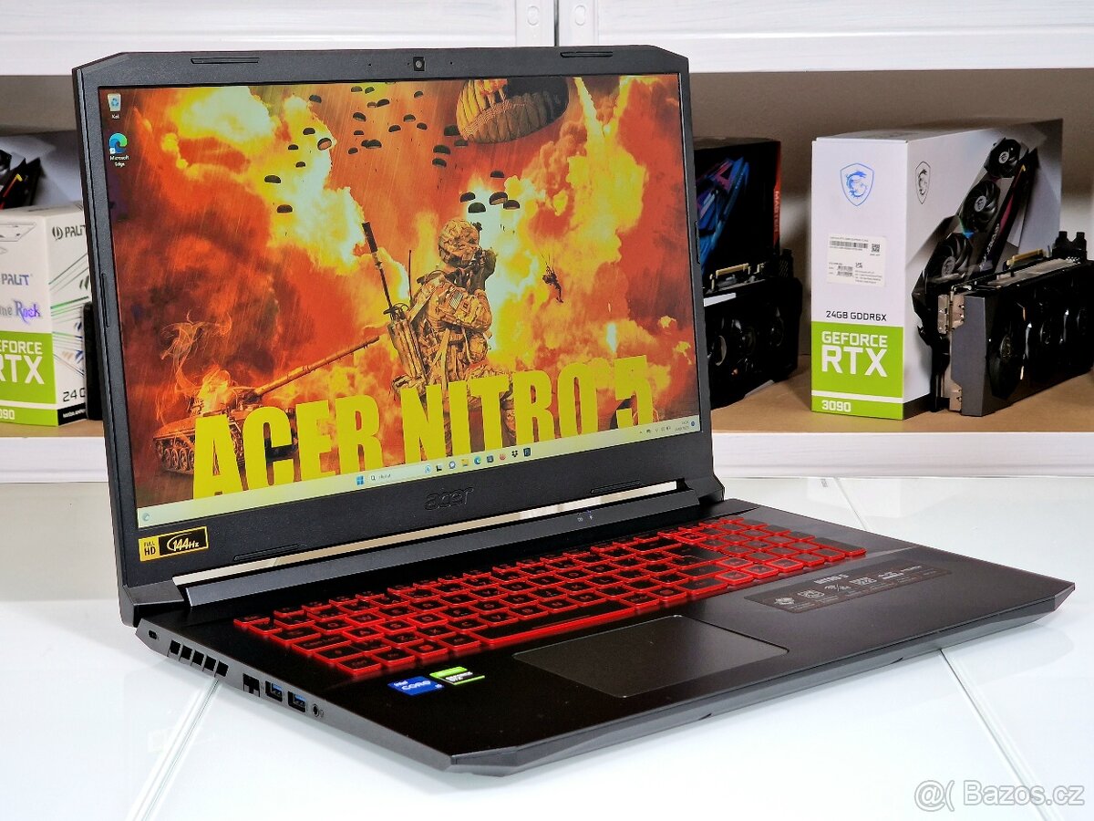 Herní notebook ACER NITRO | 17,3" 144Hz | i5-11400 | ZÁRUKA - 2