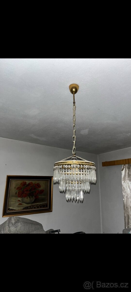Starý křišťálový lustr - 2
