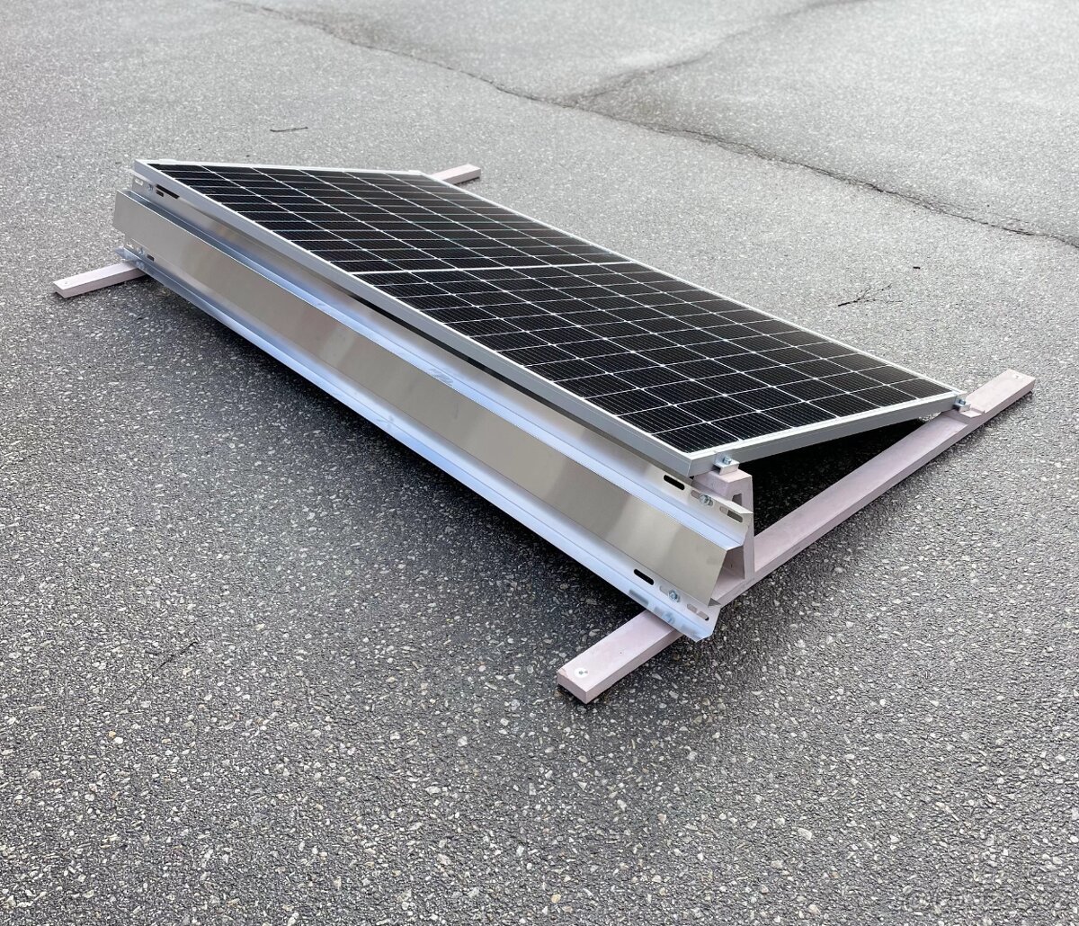 Konstrukce FVE plochá střecha - 2