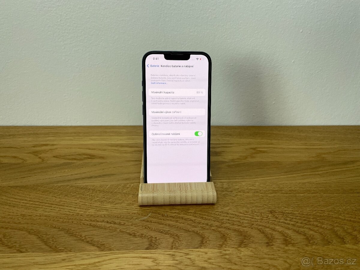Apple iPhone 13 128GB Modrý - perfektní stav, baterie 89% - 2