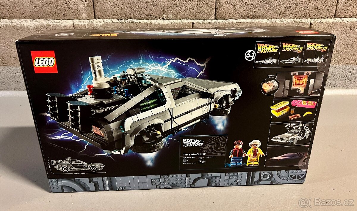 Lego Icons 10300 - Stroj času z Návratu do budoucnosti - 2