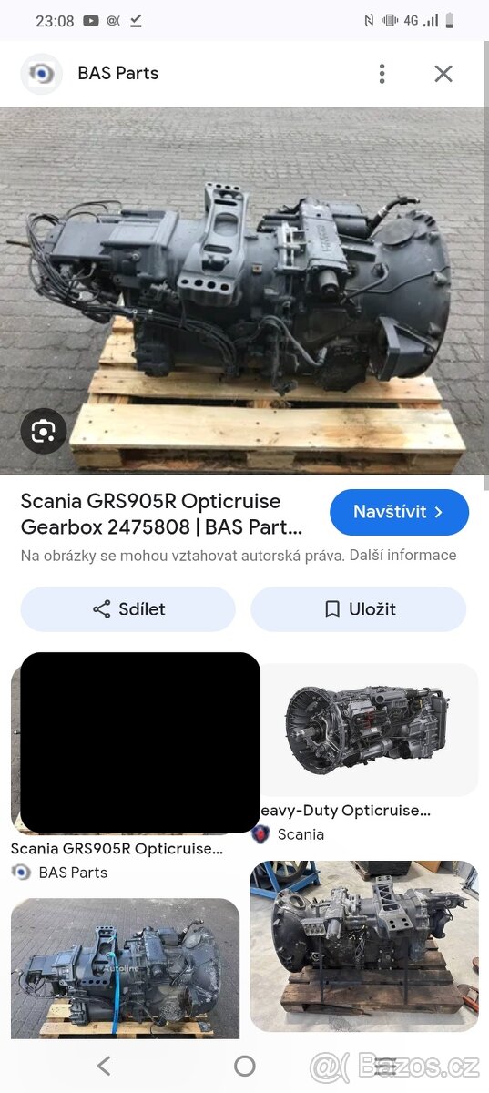 Převodovka Scania opticruise - 2