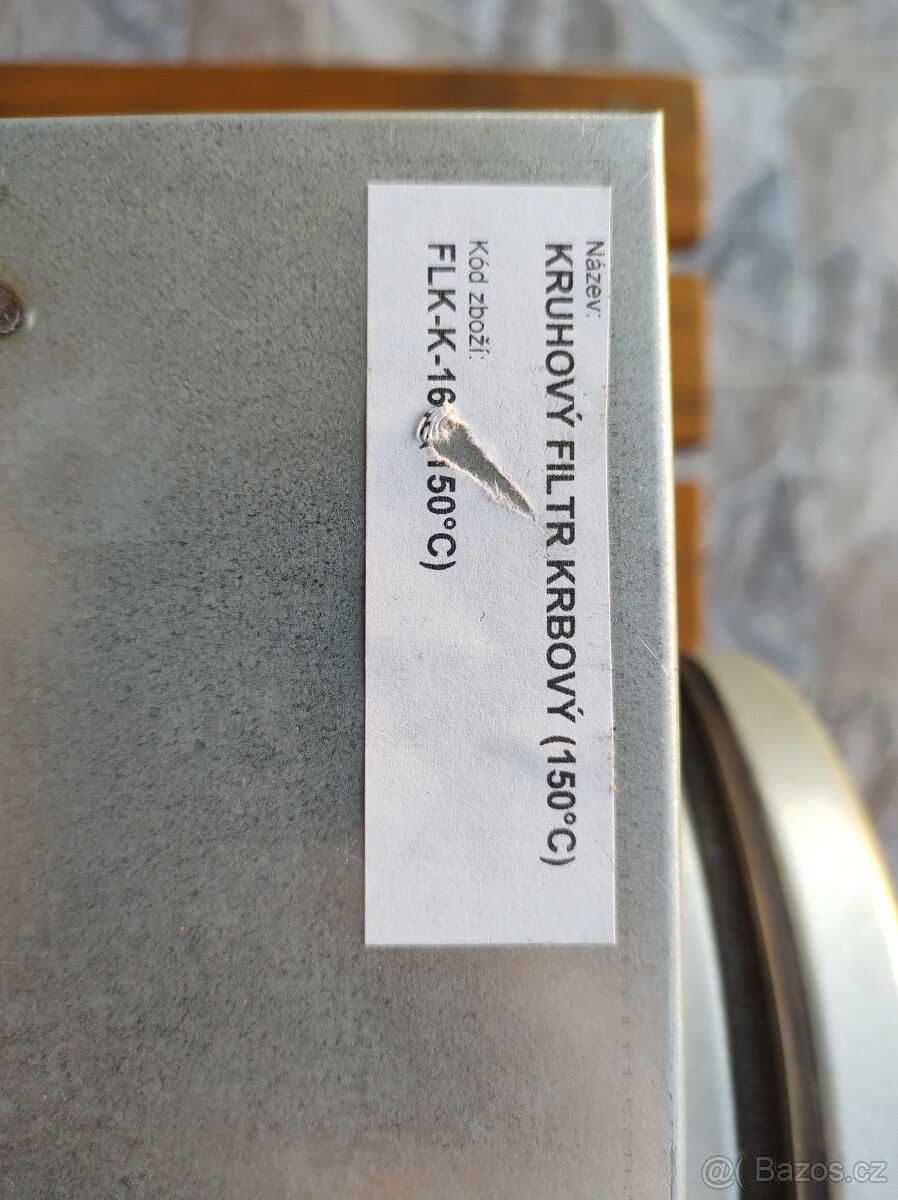 filtr pro krbový ventilátor pr160mm pro 150°C - 2