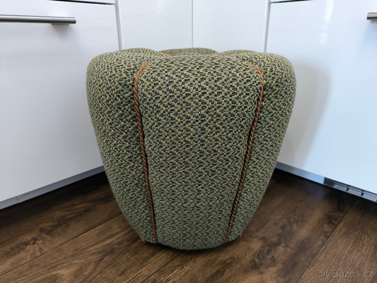 Art Deco taburet "Tulipán" - Jindřich Halabala č.2 - 2