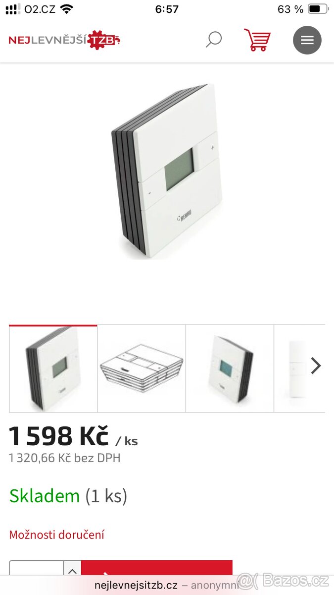 Pokojový termostat Rehau - 2