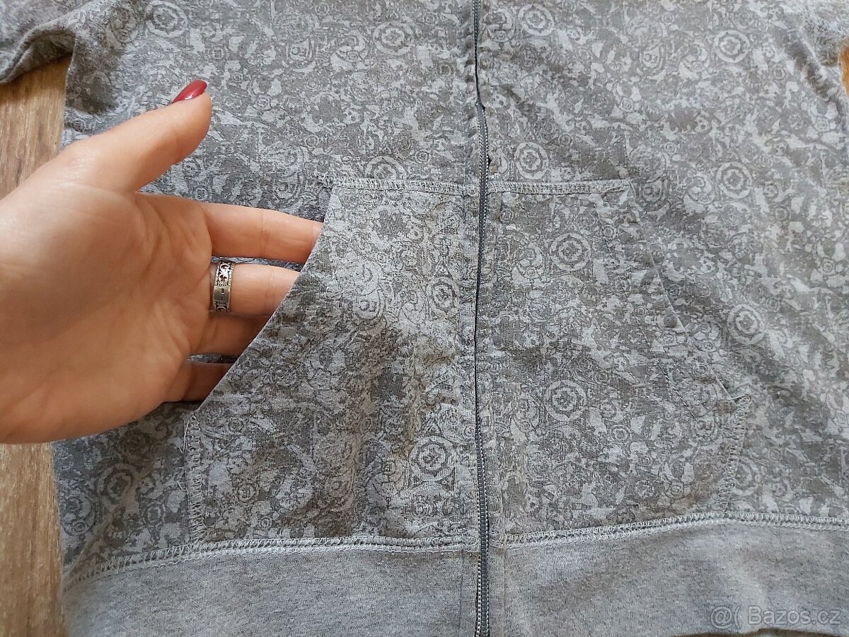 Mikina NOVÁ šedá vel. 122 - 2