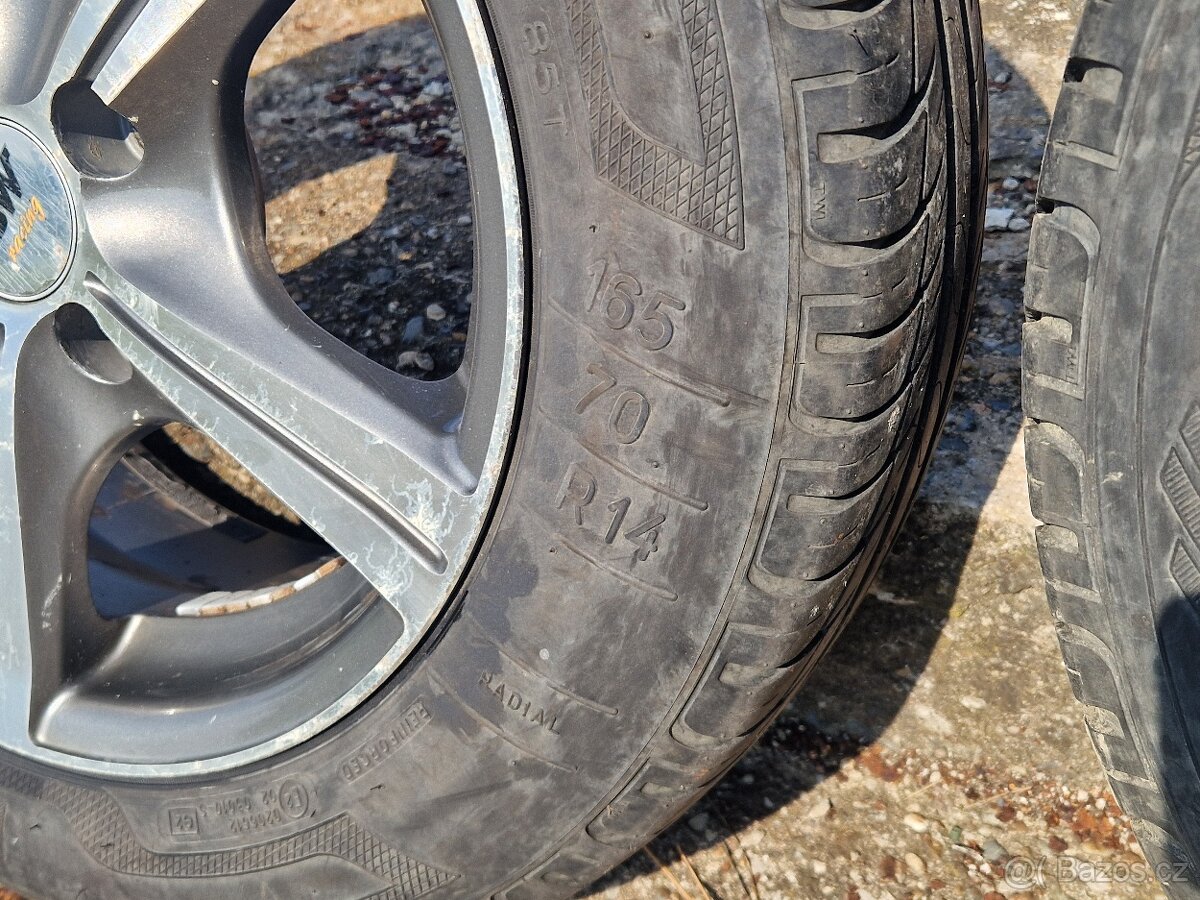 Alu kola na vozík 14" - 2