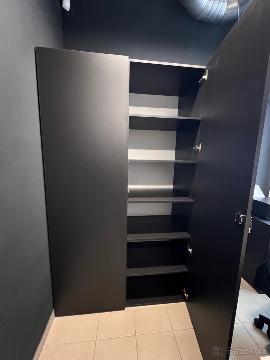 Šatní skříň – antracit - 2