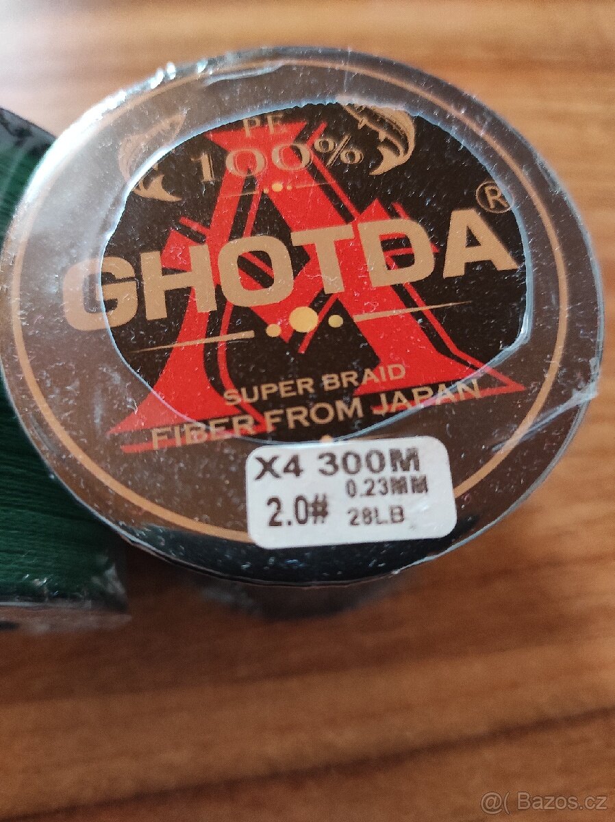 Rybářská pletená šňůra Ghotda 300m/0.23mm - 2