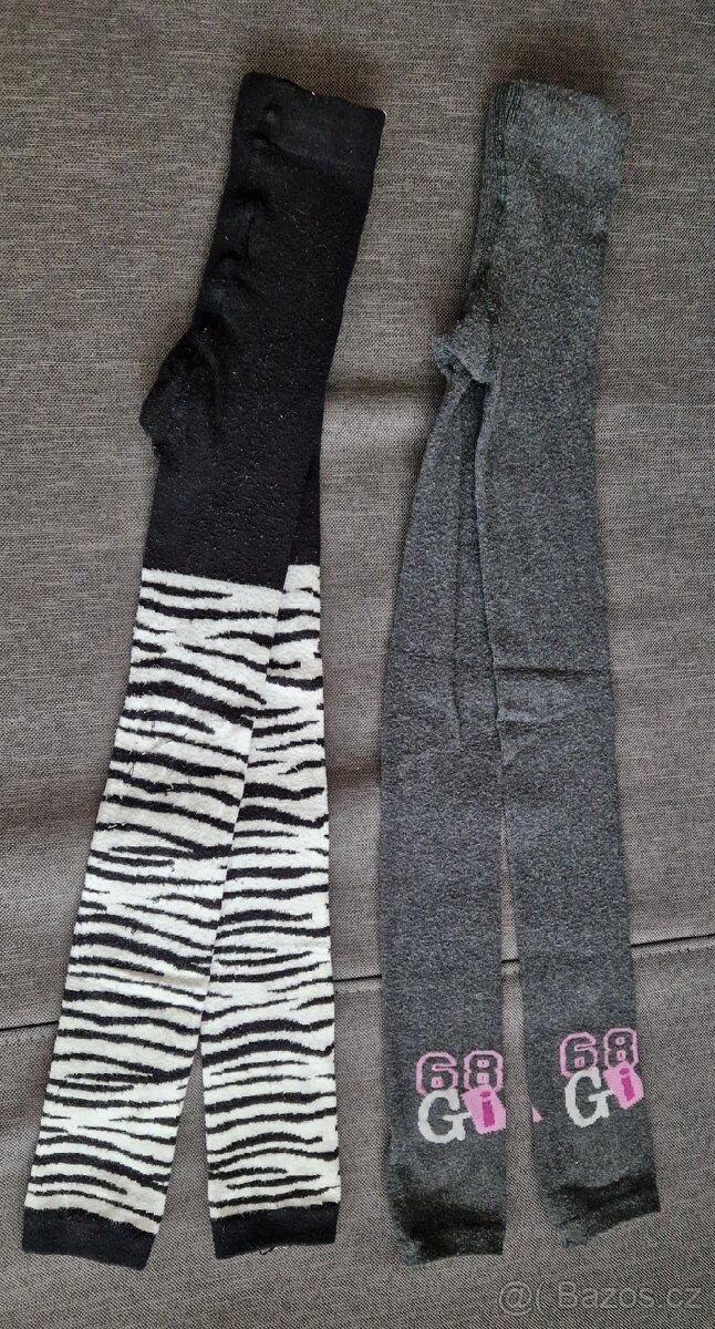 Legíny a punčocháče vel.134 - 2