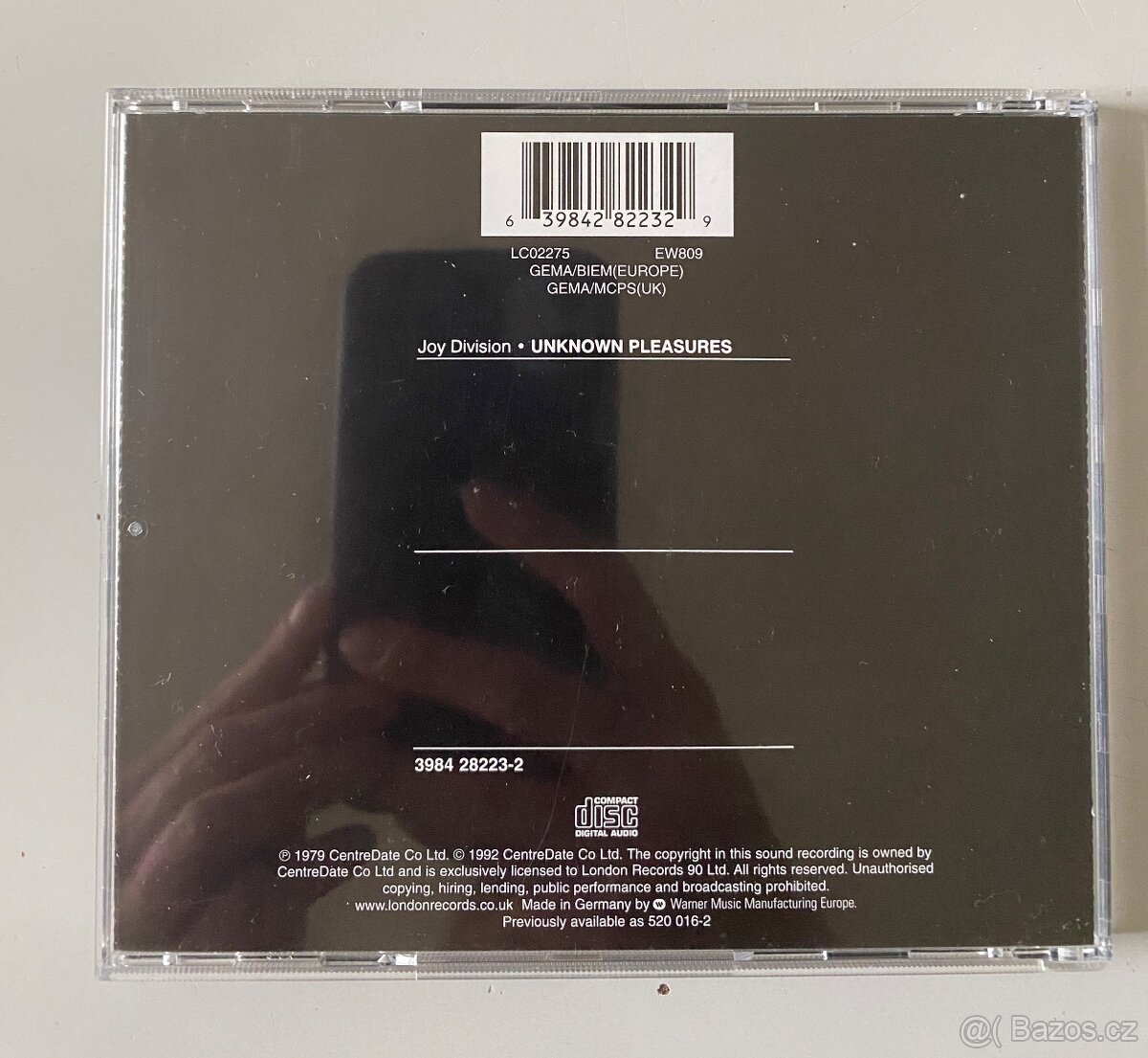 CD Joy Division - Unknown Pleasure - 2
