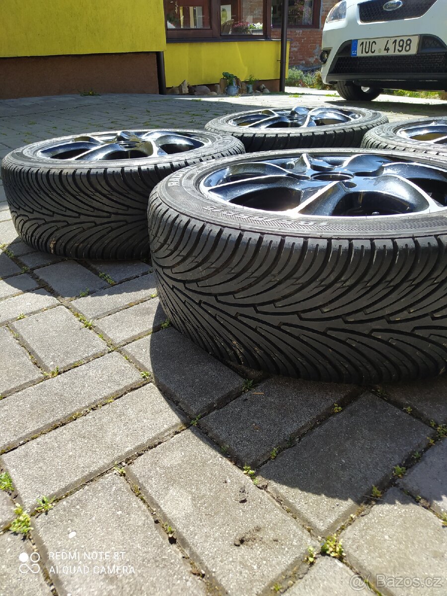 Letní pneu 185/55 r15 a ALU disky 4x108 - 2