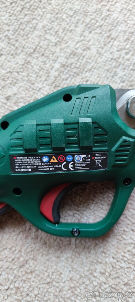 Aku nůžky na větve Parkside nové - 2