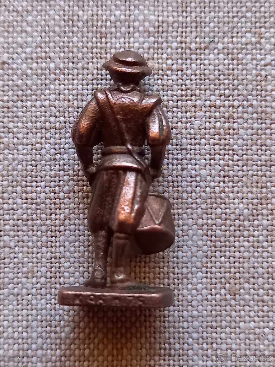 Stará kovová figurka Kinder voják SWISS - 2