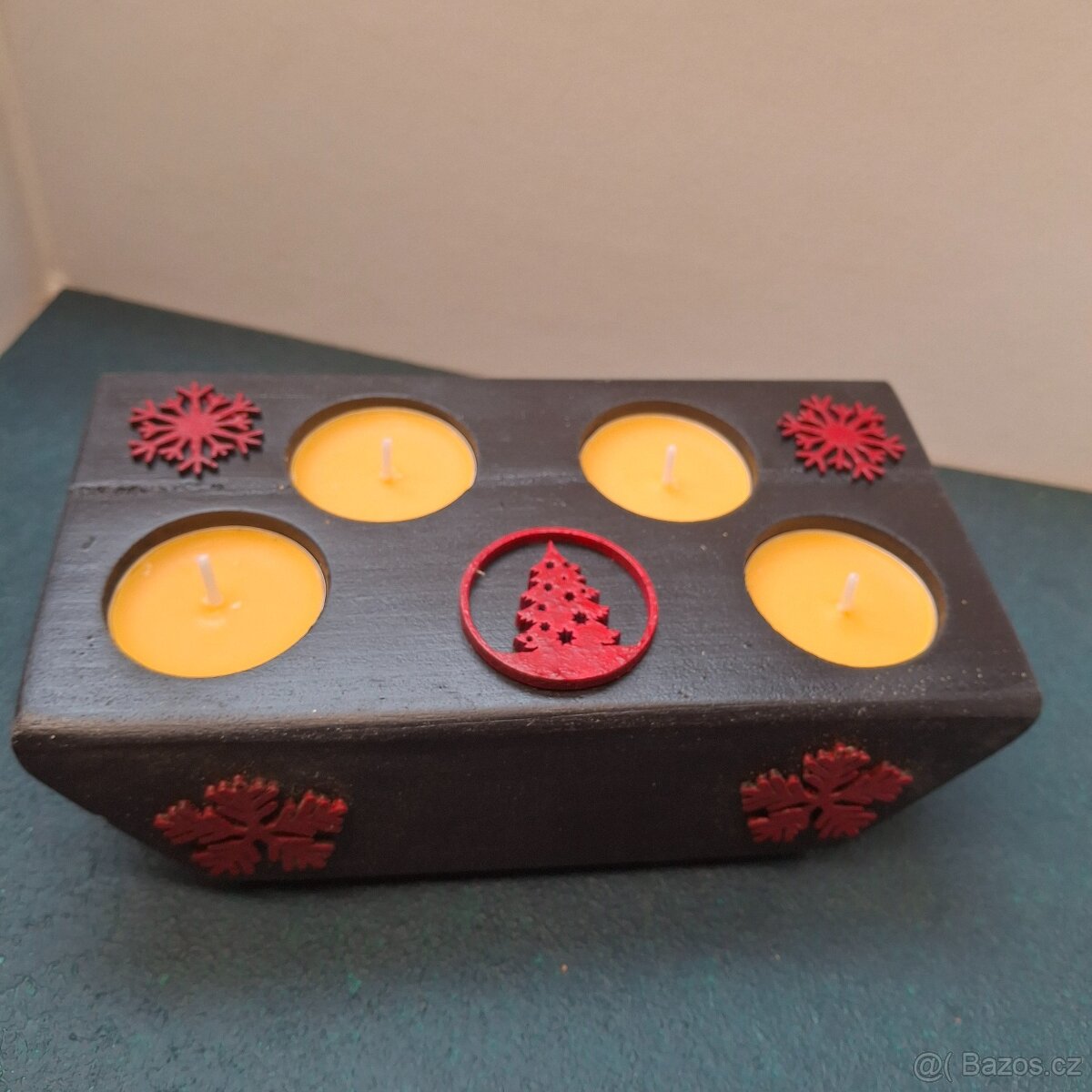 Vánoční adventní svícen (nový,druhá jakost) - 2