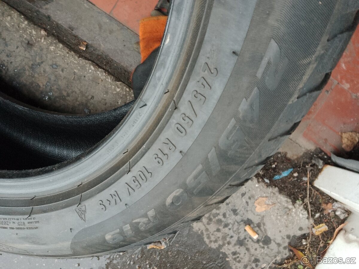 245/50/19 105v Pirelli - zimní pneu 2ks RunFlat - 2
