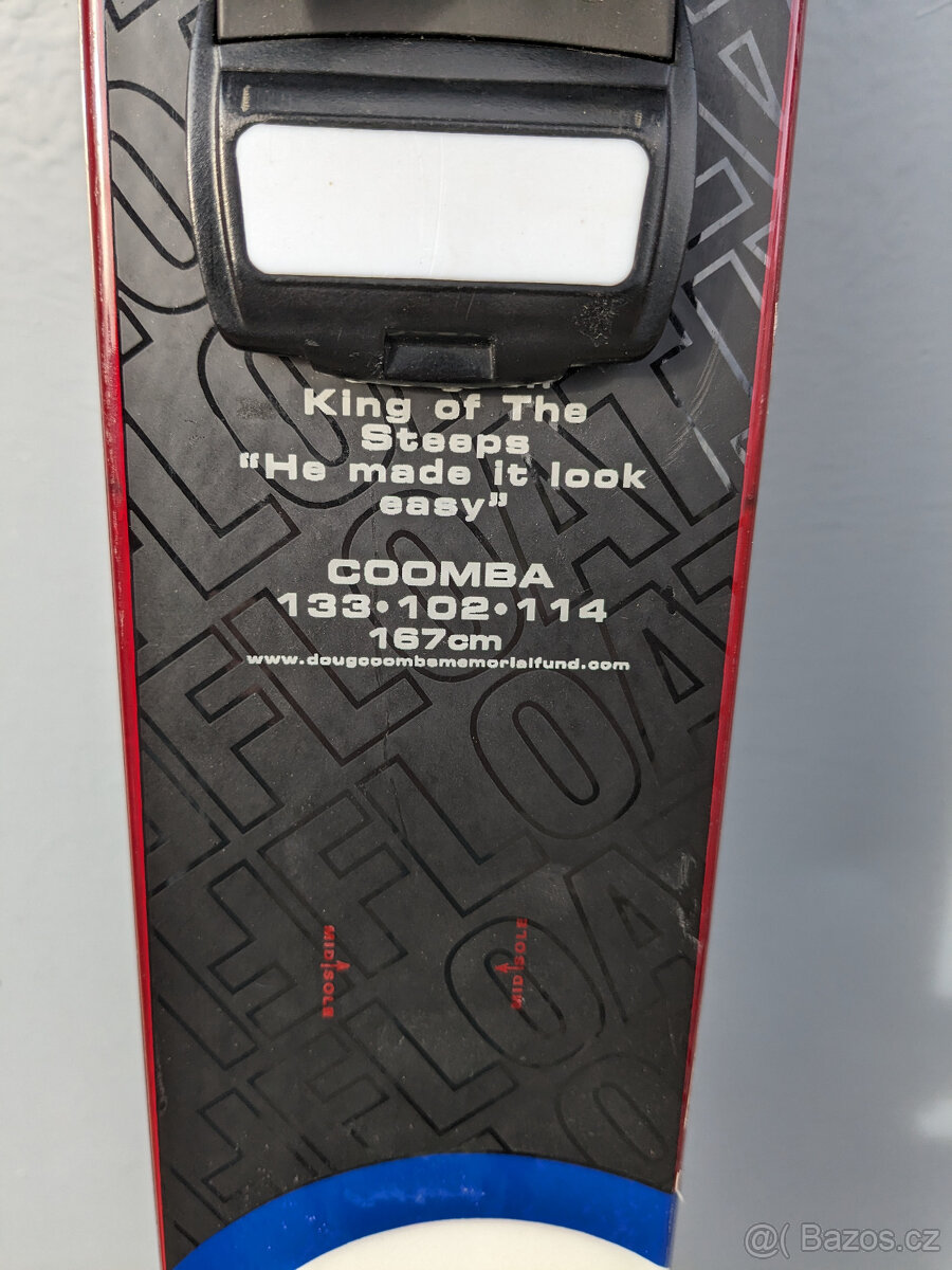 Lyže K2 Apache Coomba 167cm/102 Freeride super stav - 2