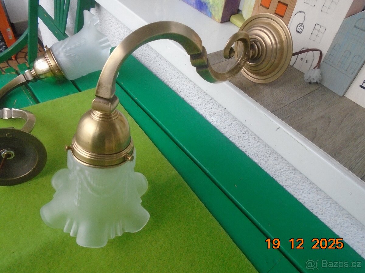 Retro nástěnná lampička - 2