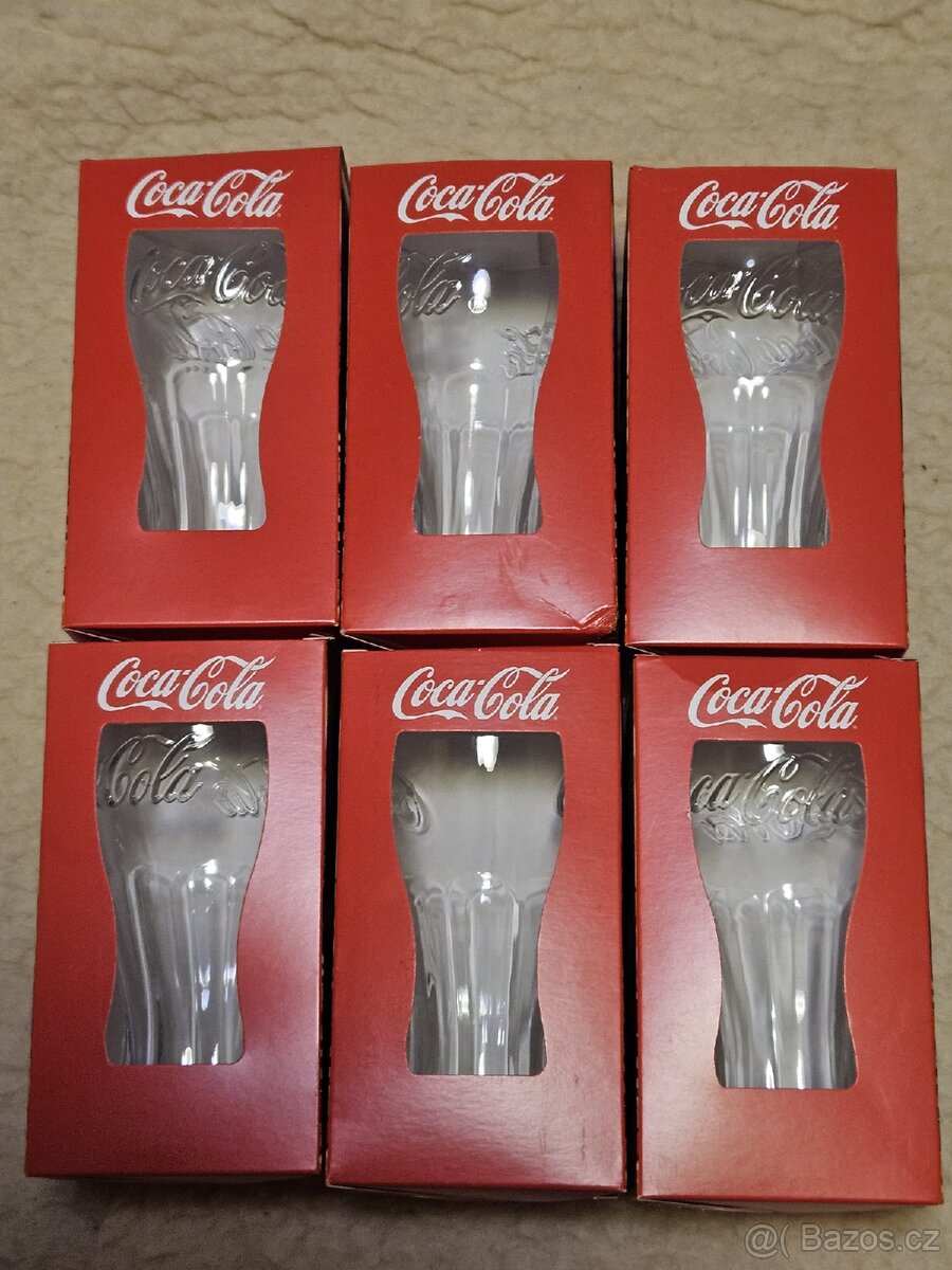 sklenice coca 0.33l cola retro nové - 2