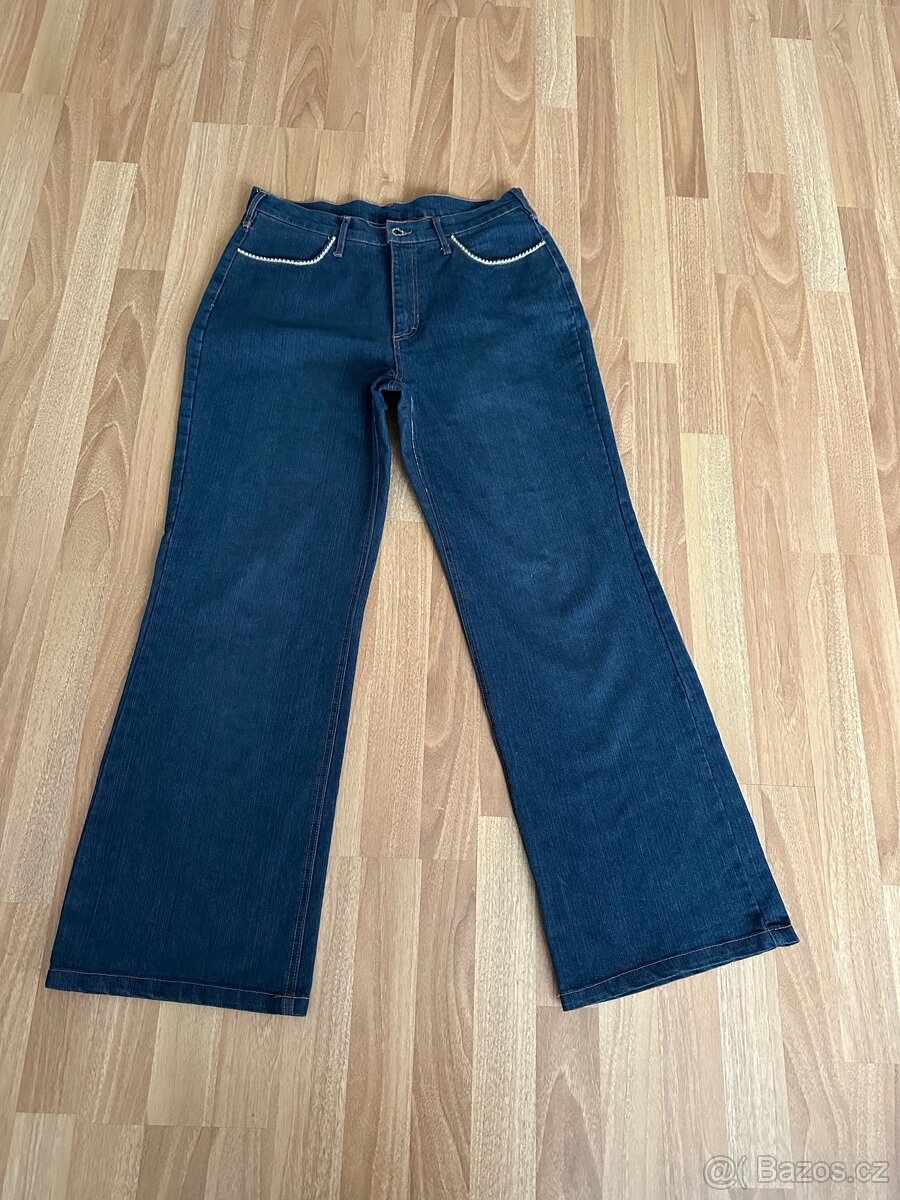 Džíny 42/44 zn.Dolce Vita vyšší pas - 2
