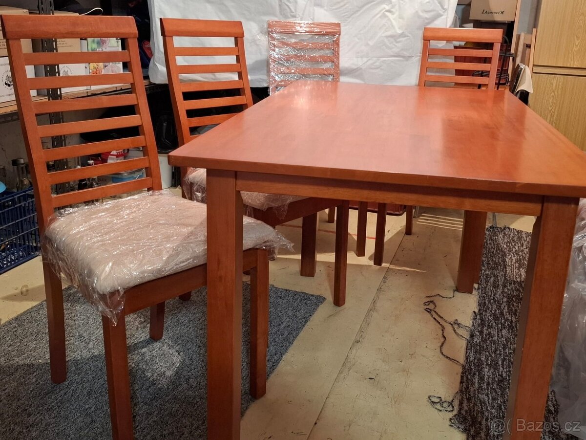 Jídelní stůl+ 4x židle - 2