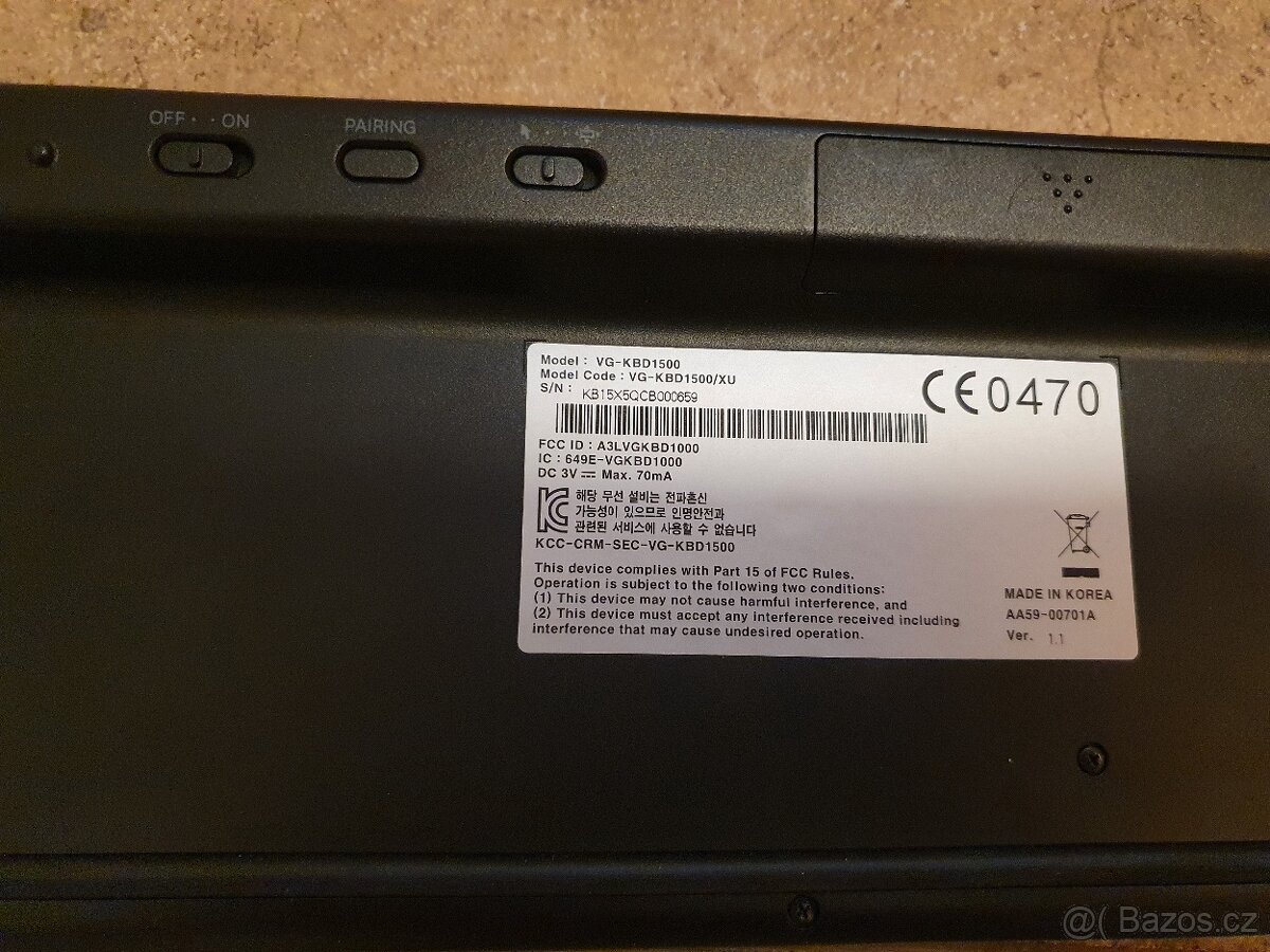 Bluetooth klávesnice Samsung - 2