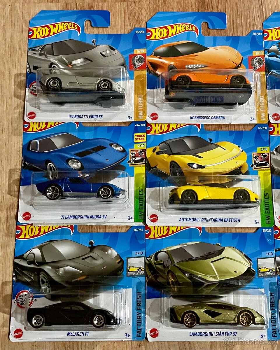 HotWheels sada supersporty - 2