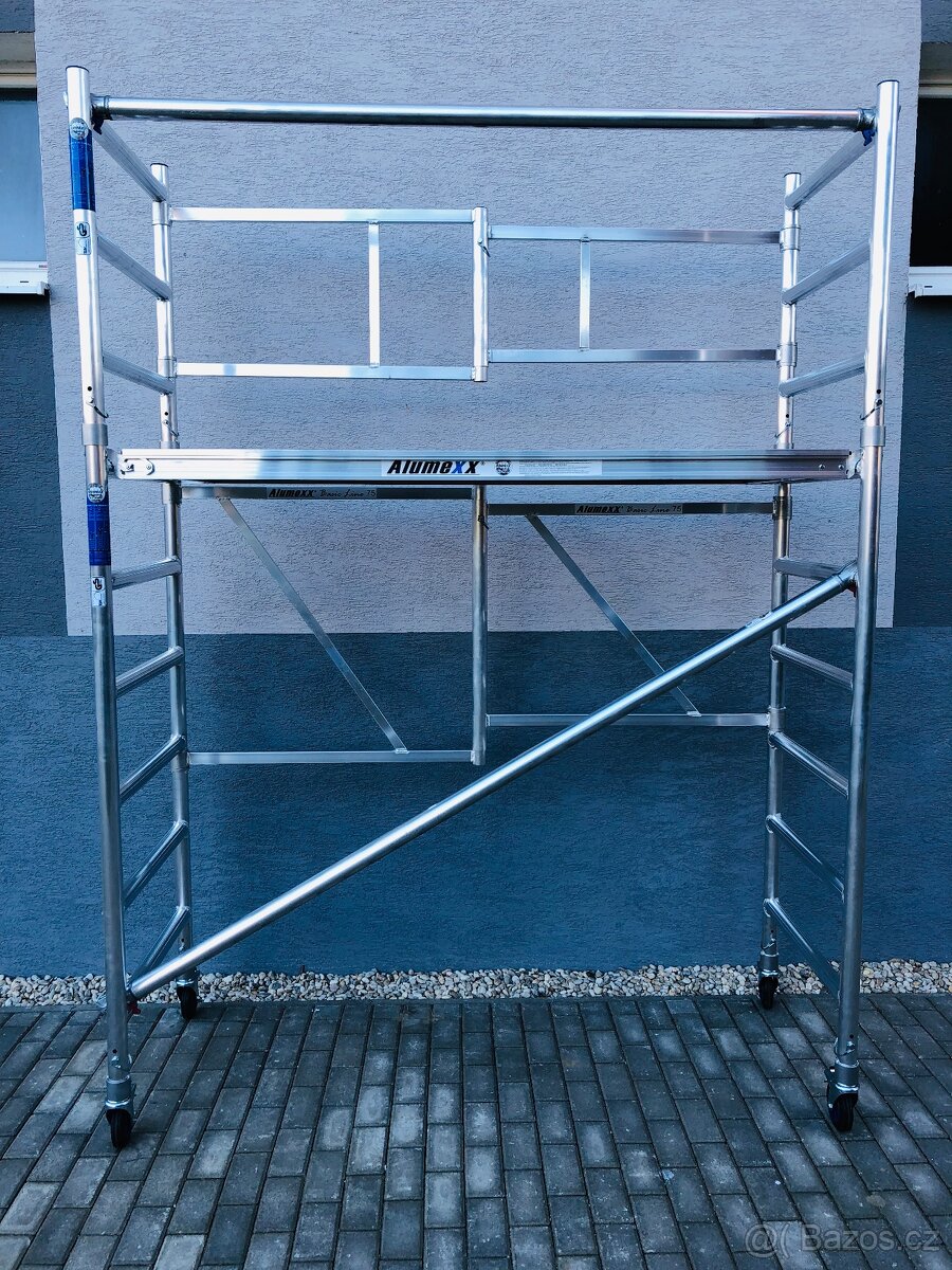 Pojízdné hliníkové lešení. FS 75 z Nádstavbou - 2