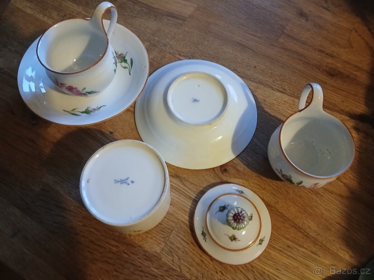 Starožitný porcelán Míšeň - 2