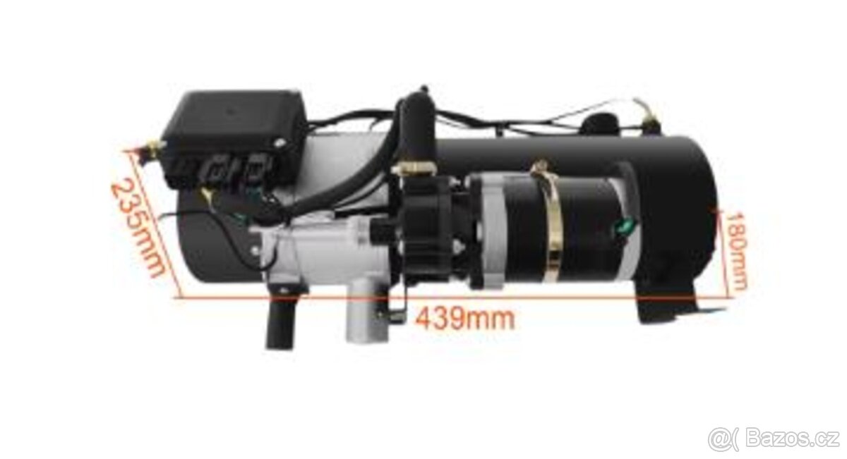 Naftové nezávislé vodní topení 12V 10kW (webasto) AKCE - 2