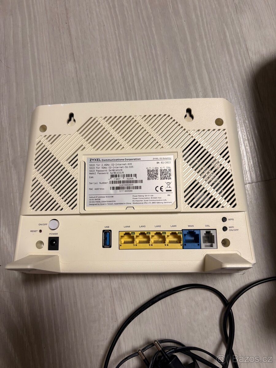 Modem a venkovní anténa O2 - 2