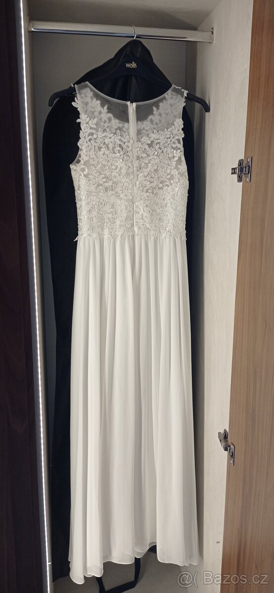 Svatební šaty vel. M/38 made in London TOP STAV - 2