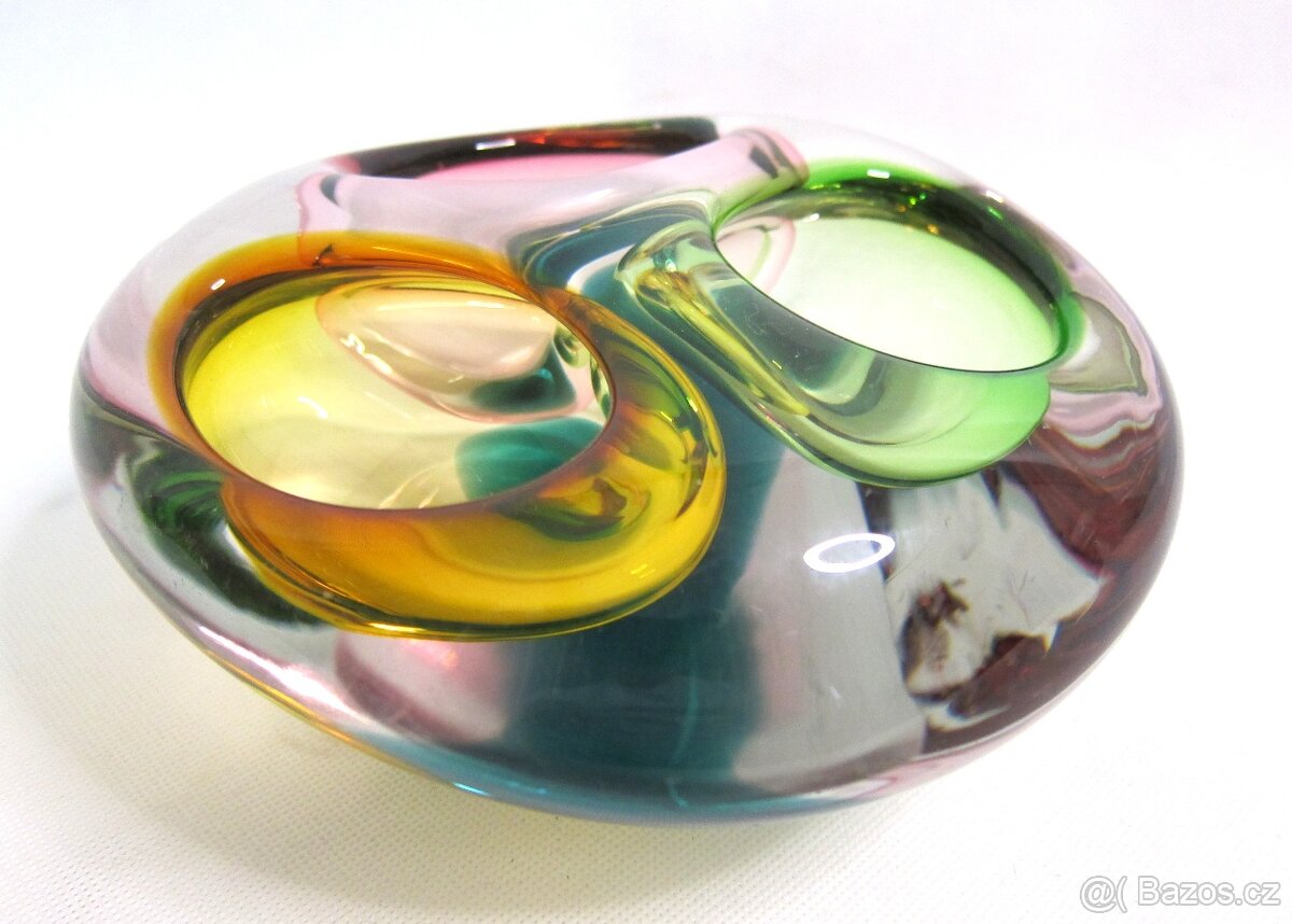 Mísa - hutní sklo - 2