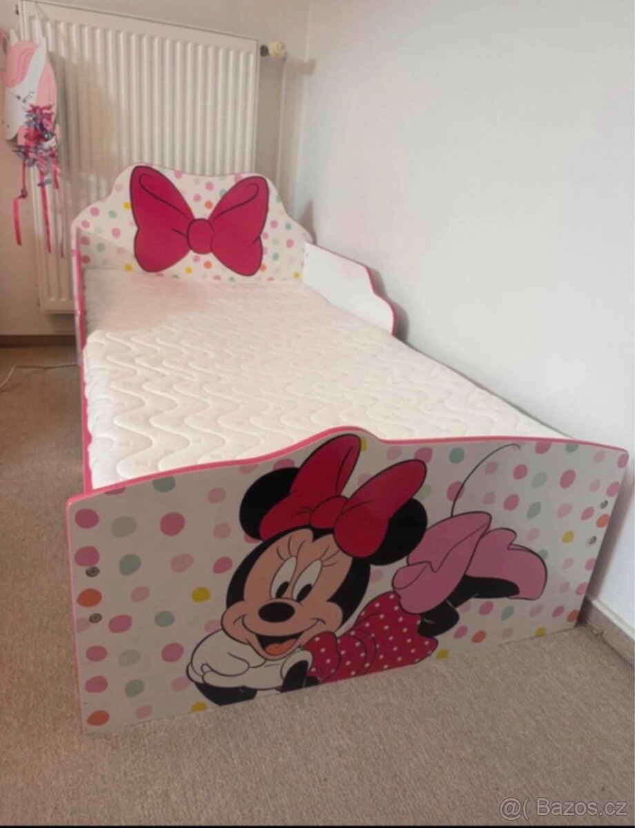 Dětská postel Minnie Mouse 140 x 70 cm - 2