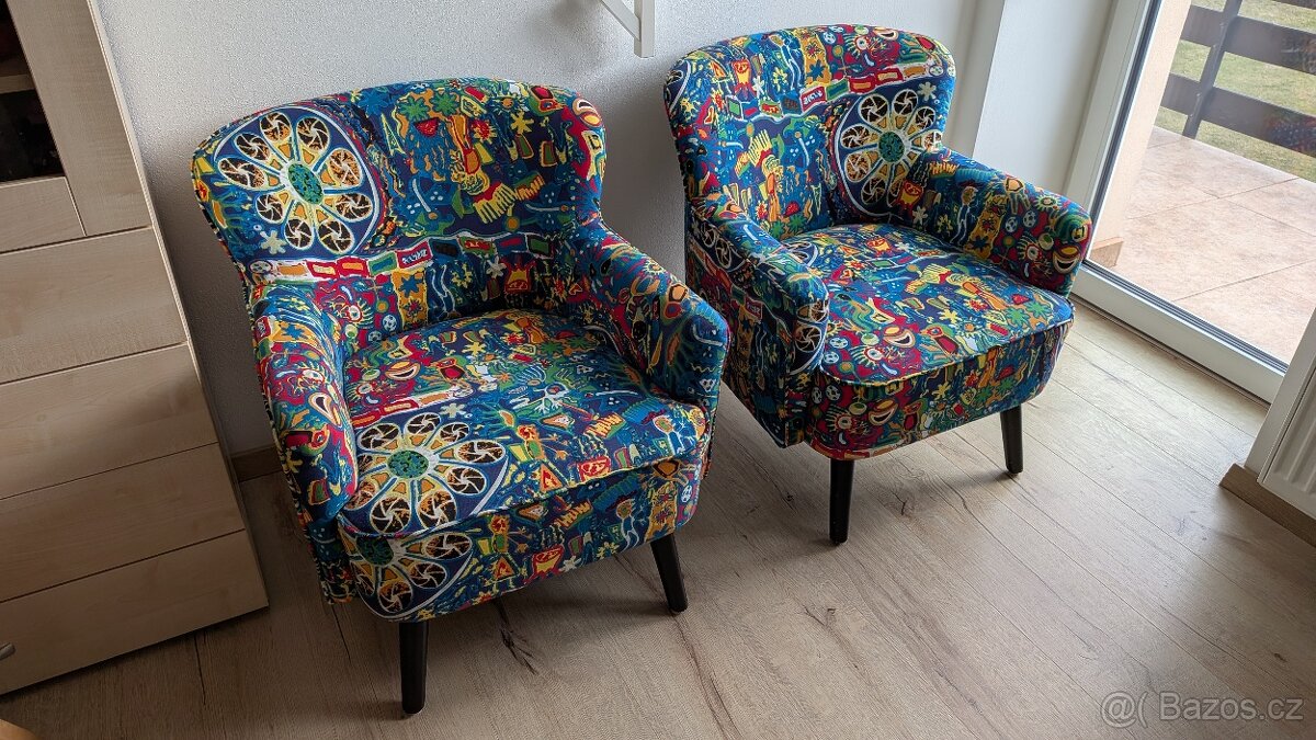 Křeslo patchwork - 2