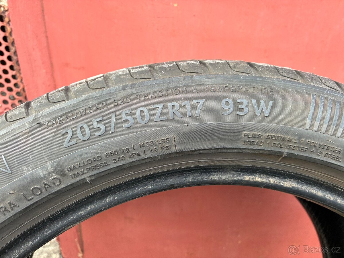 Letní pneu 205/50/17 Membat - 2