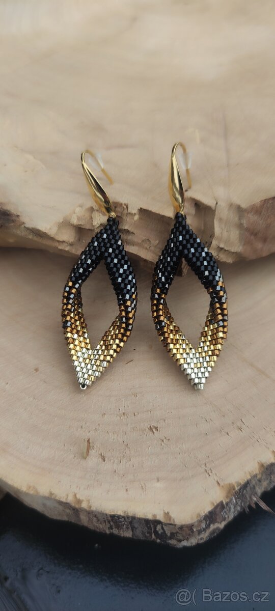 Náušnice ve tvaru listu - 2