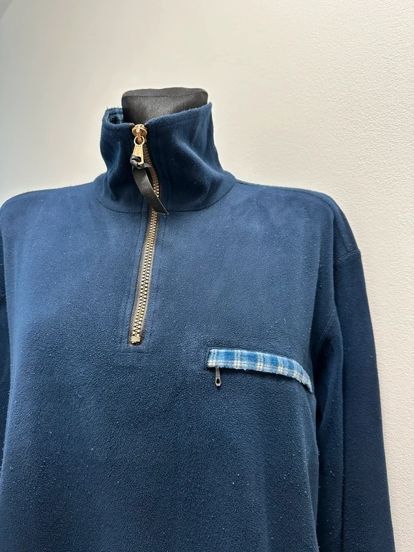 Modrá pánská mikina - 2