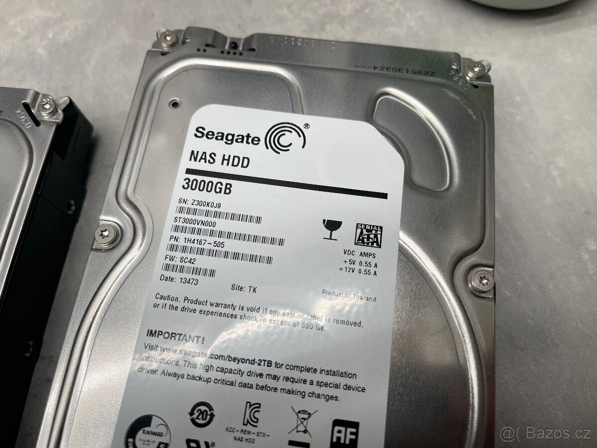 Seagate NAS HDD - 3 TB ST3000VN000 2ks - 2