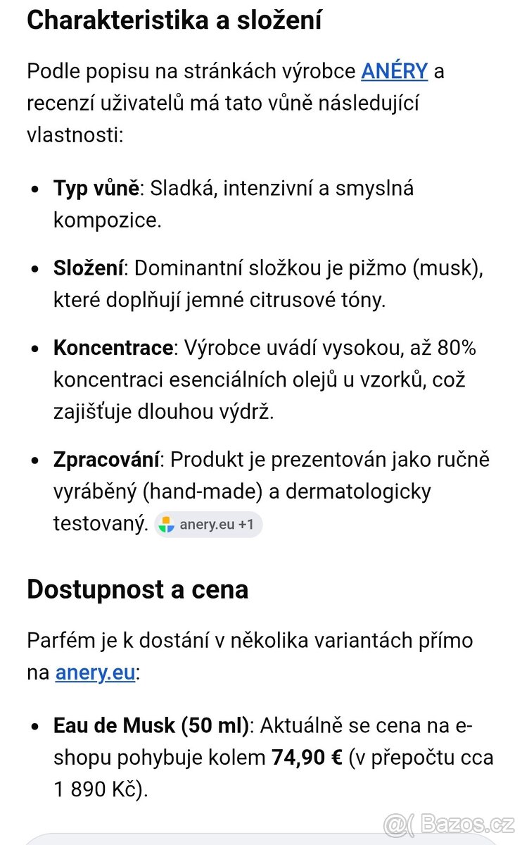 Parfém EAU DE MUSK - 2