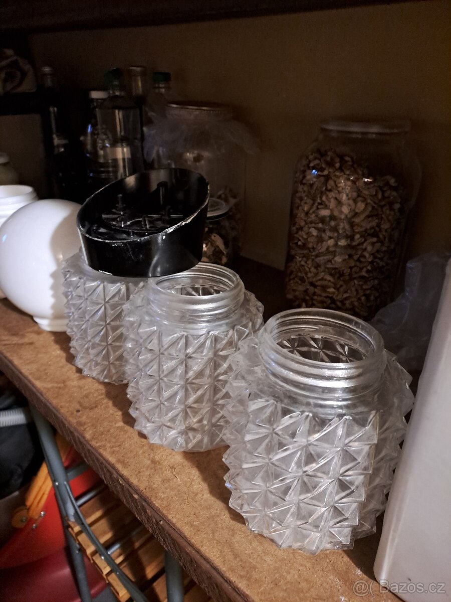 Retro světla skleněné stínidlo - 2