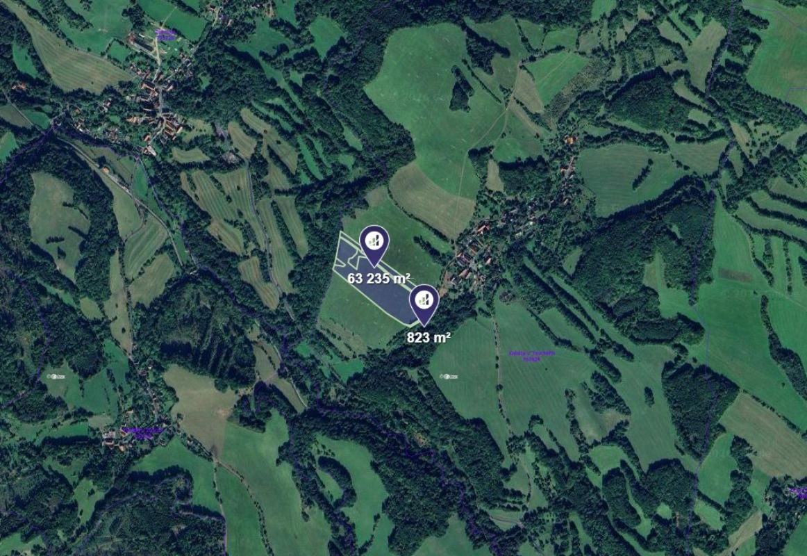 Prodej pole v k.ú. Knínice u Touchořin - 2