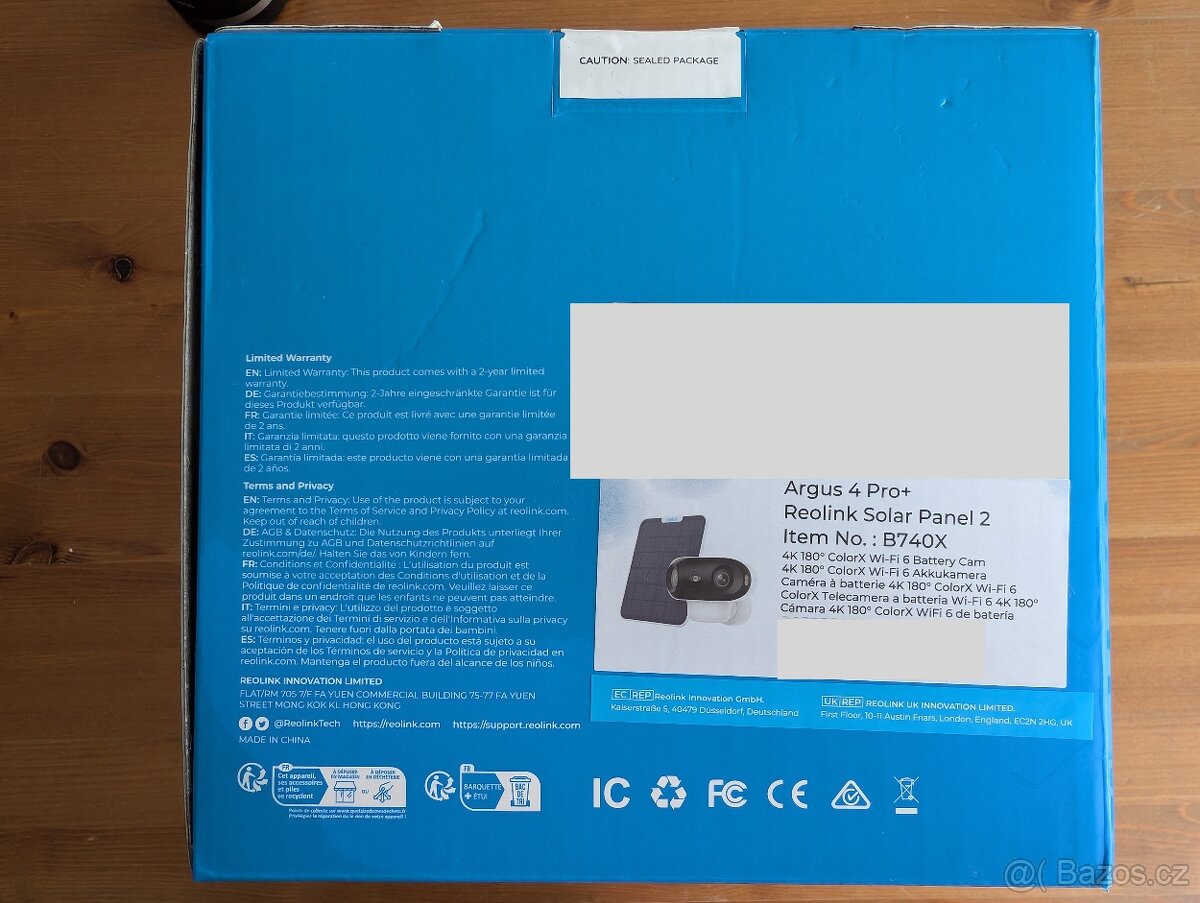 Reolink Argus B740X + Solární panel - 2