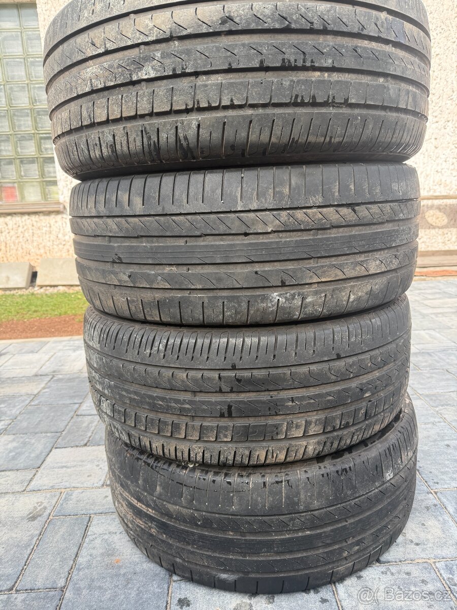 Letní 255/45/20 101W Pirelli + Continental 4ks 5mm - 2