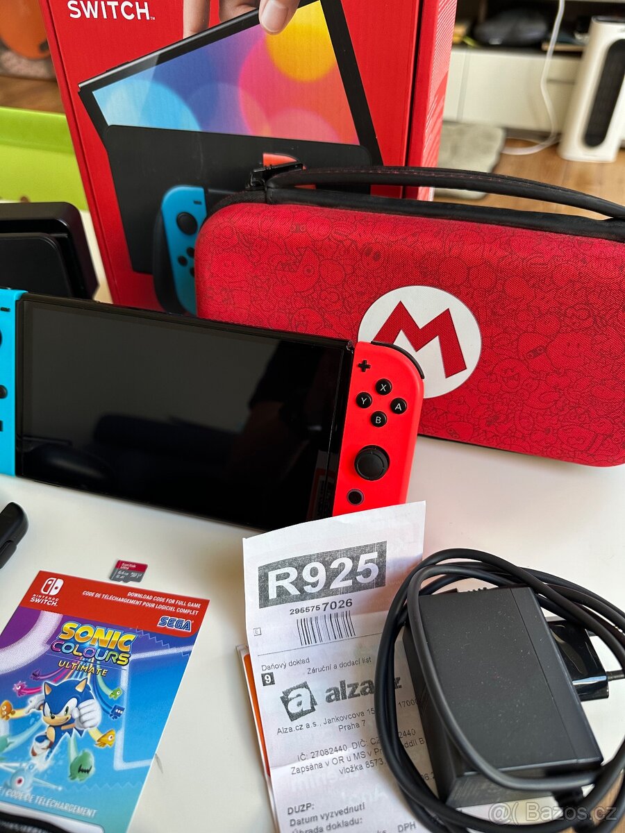 Nintendo switch Oled - top stav v záruce - 2