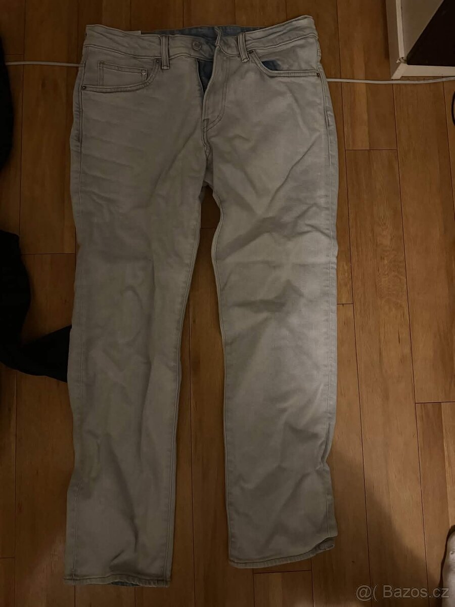 Modré kalhoty H&M - 2