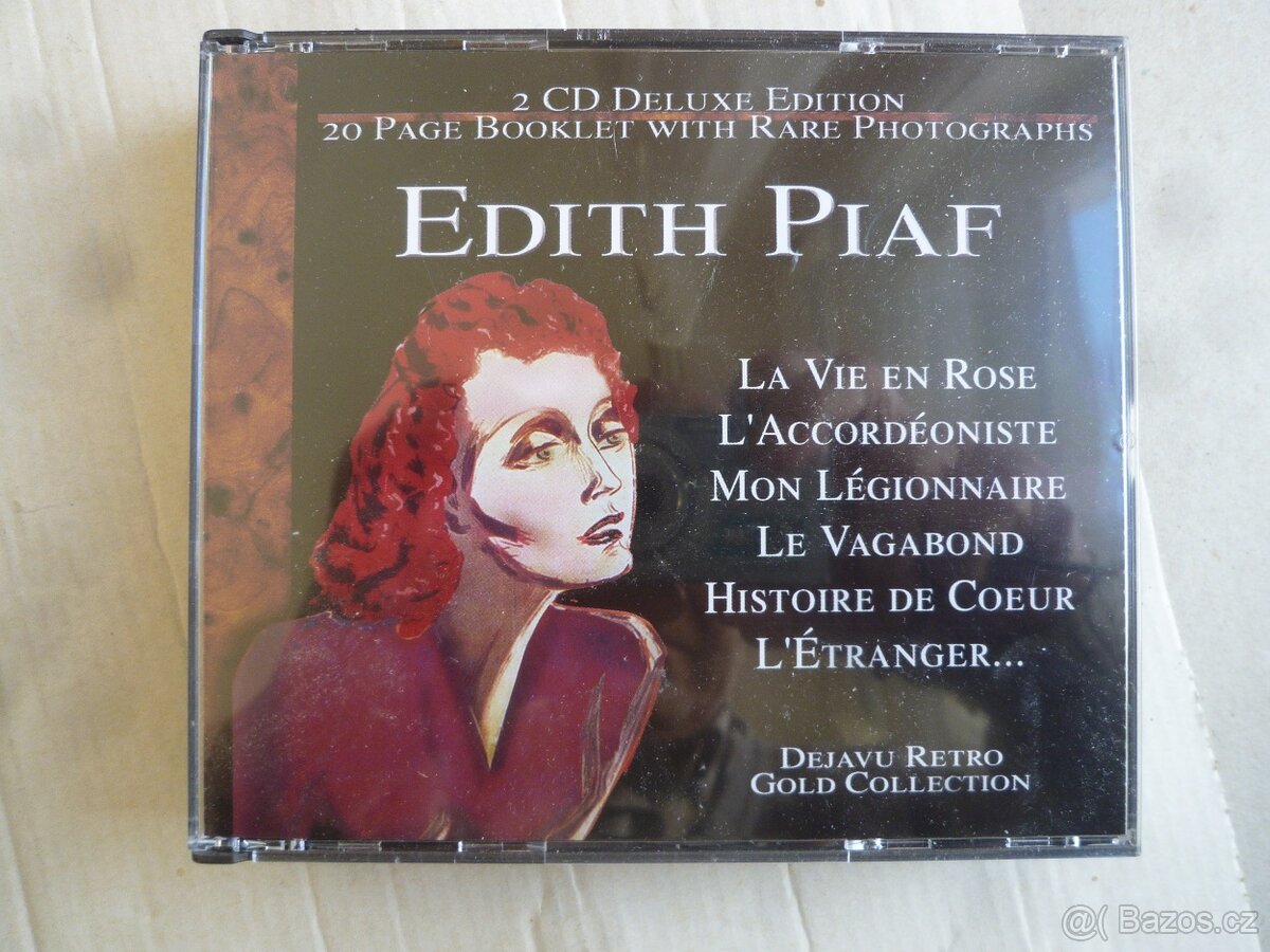 Edith Piaf 1x album 2 CD, 1x 1 CD - 2