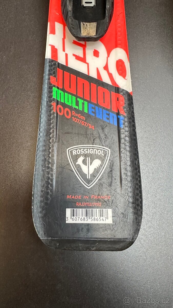 Dětský set Rossignol lyže, boty, hůlky - 2